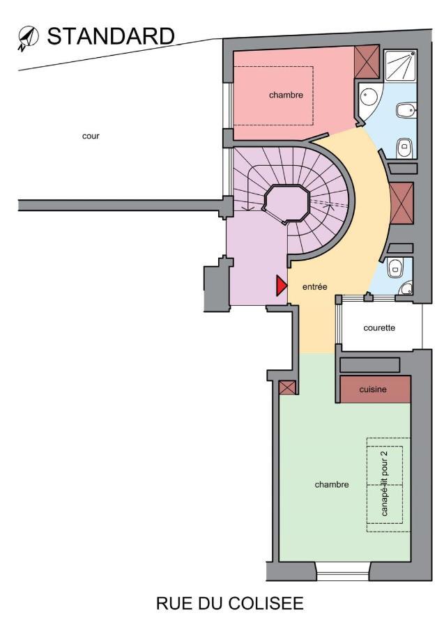 Multiresidence L'Elysee Paříž Exteriér fotografie